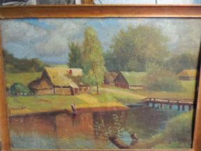 Оценка картины по фотографии бесплатно в СПб - Фото | Старые картины оценка