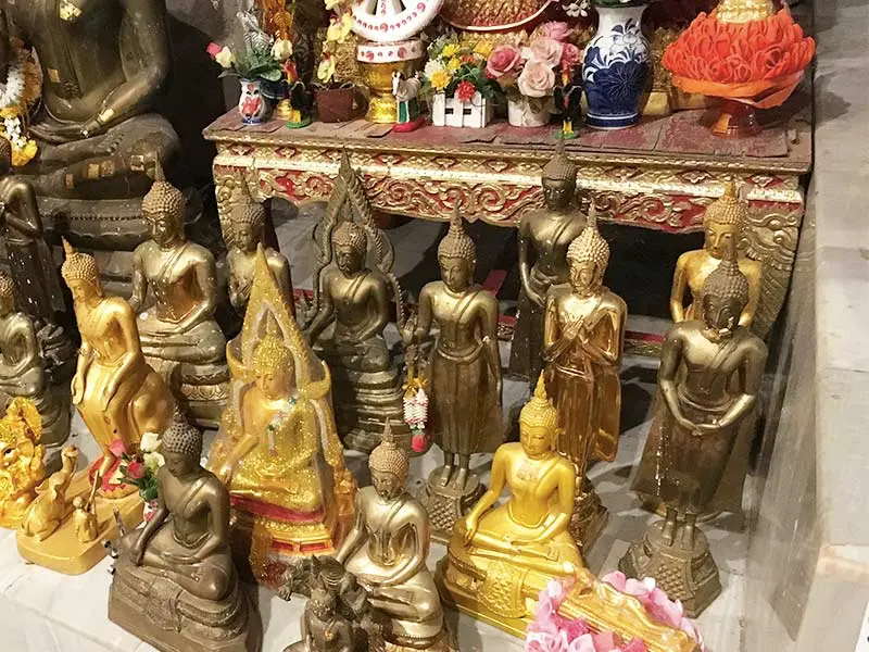 Старинные статуэтки Будд Будда антиквариат