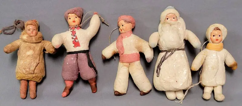 Ёлочные игрушки времён СССР Новогодние игрушки СССР